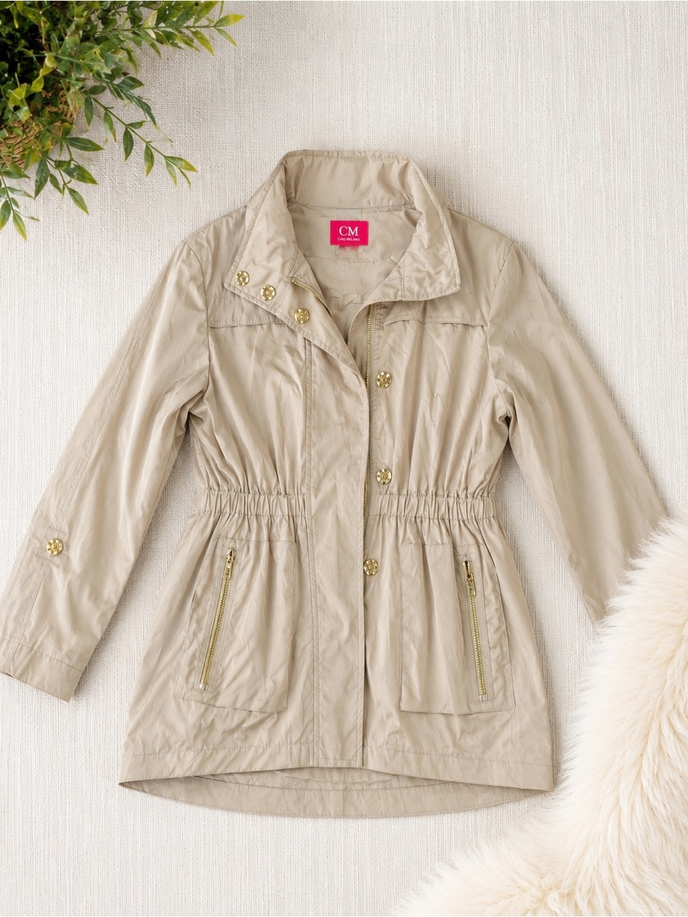 Ciao Milano Waterproof Jacket -  Khaki